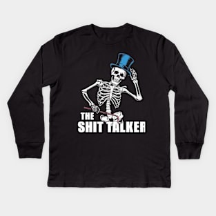 Funny Tarot Card : The Shit Talker Kids Long Sleeve T-Shirt